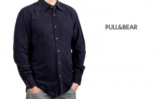 پیراهن مخمل مردانه Pull & Bear