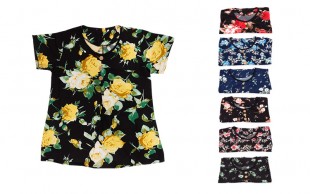 تونیک زنانه نخی آستین کوتاه