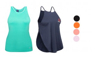 تاپ ورزشی زنانه طرح Reebok