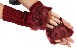 دستکش بافت بدون انگشت