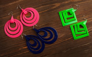 گوشواره رنگی Fashion