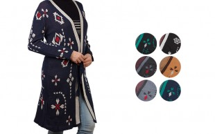 مانتو بافت جلوباز Lozenge