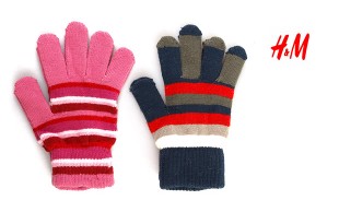 دستکش بافت بچگانه طرح H and M
