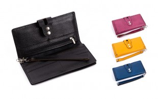 کیف پول دستی زنانه چرم