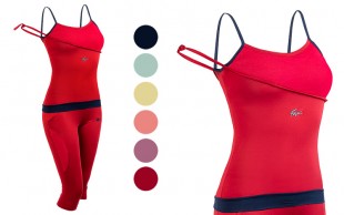 ست تاپ و شلوارک Lacoste