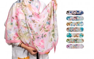 روسری طرح گل MGS