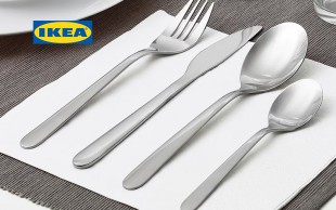 ست قاشق چنگال 16 پارچه ایکیا MOPSIG