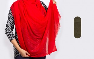 شال نخی ساده