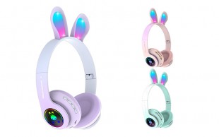 هدفون بلوتوثی خرگوشی مدل PM-08