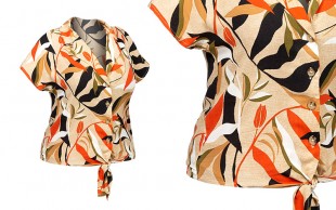 شومیز گره ای rovtex