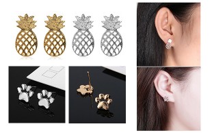 گوشواره میخی فانتزی