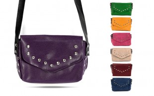 کیف دوشی پرچ دار