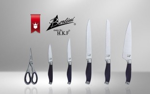 تخفیف 55 درصدی ست ۷ تکه چاقو BERLINI
