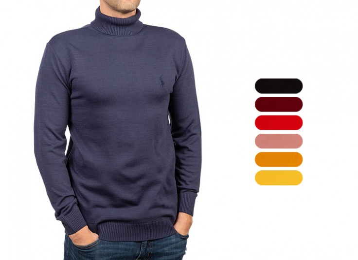 یقه اسکی بافت طرح POLO