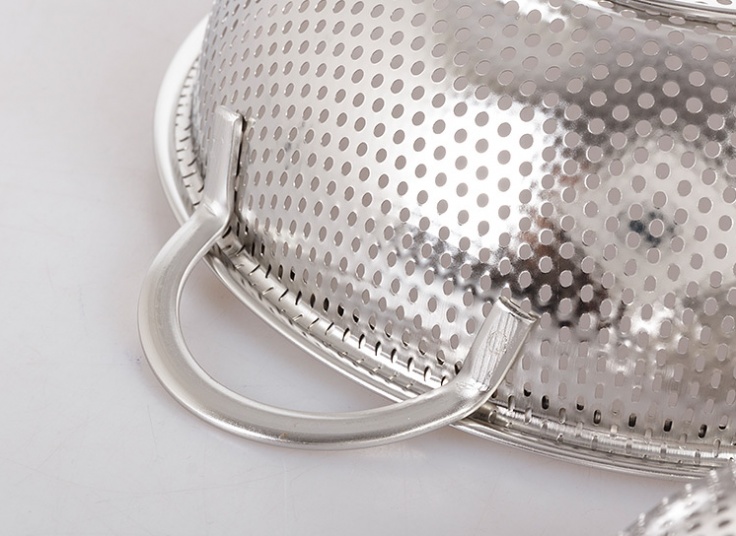 پکیج شش عددی آبکش استیل QINGQING