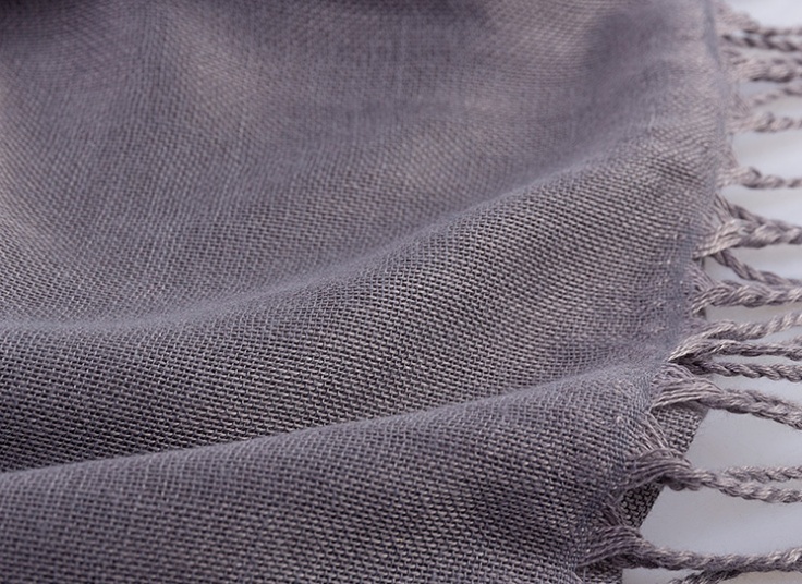 شال ساده نخی زنانه