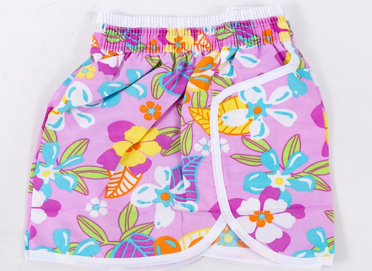 شلوارک زنانه طرح هاوایی