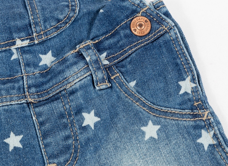 شلوار پیشبندی دخترانه H&M