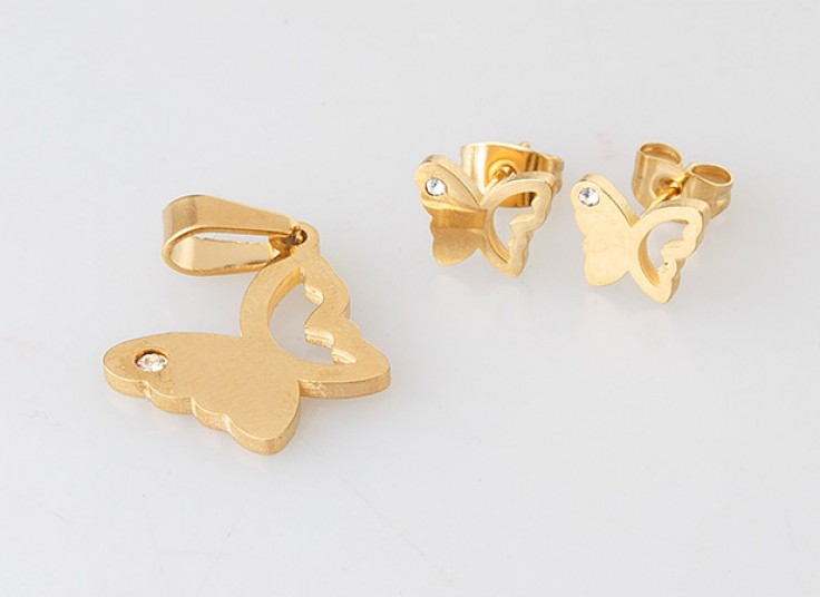 ست زیورآلات اقلیمه سری Gold Winter