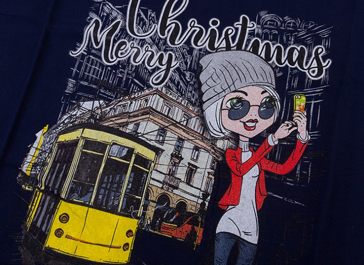 تیشرت زنانه Merry Christmas