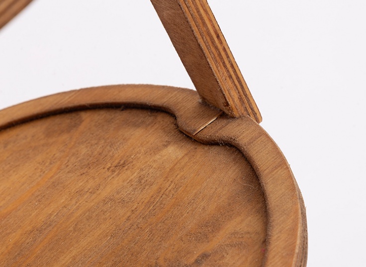 استند چوبی دو طبقه دسته کنفی