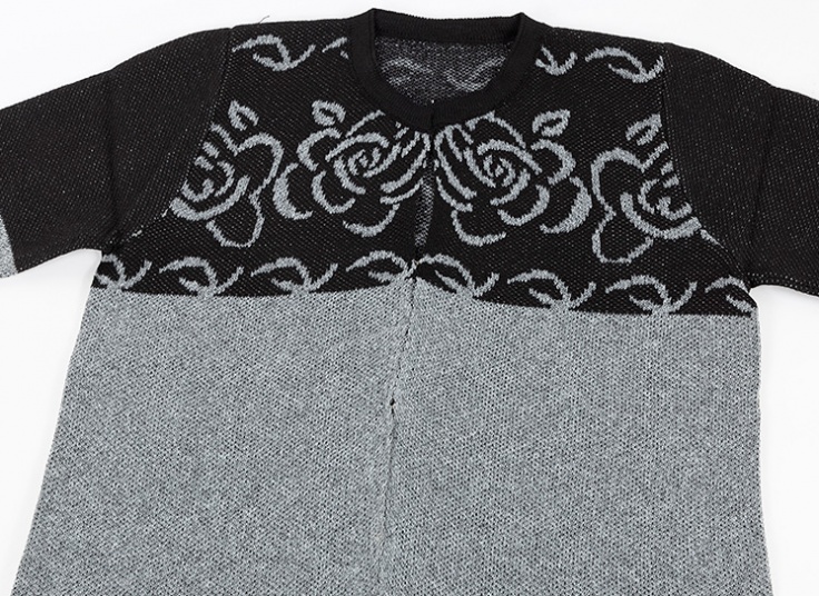 مانتو بافت طرح گل