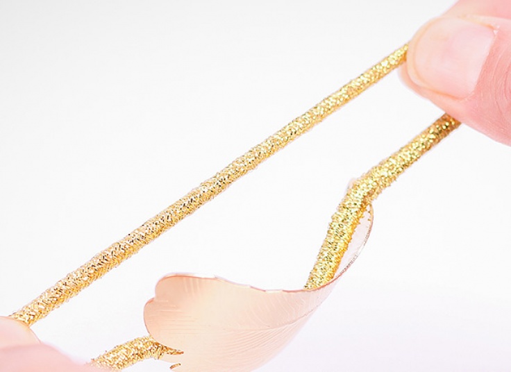 کش مو طرح برگ