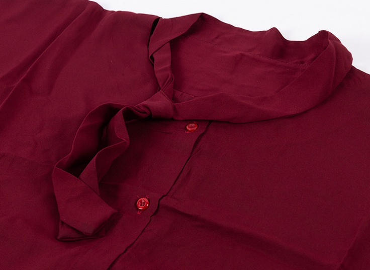 بلوز حریر یقه کراواتی کد 11456