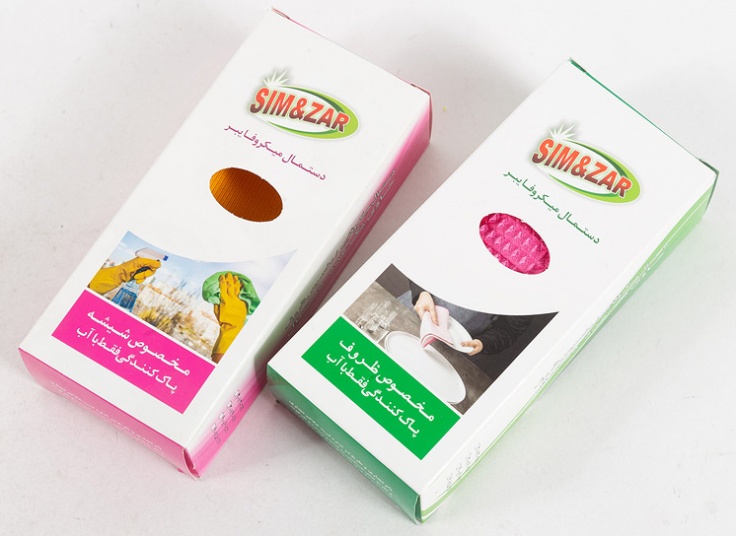 دستمال میکروفایبر Sim & Zar