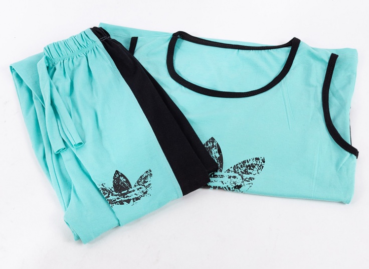 تاپ شلوار زنانه طرح adidas