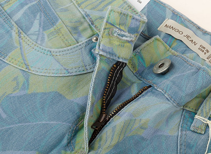 شلوار جین زنانه طرحدار MANGO