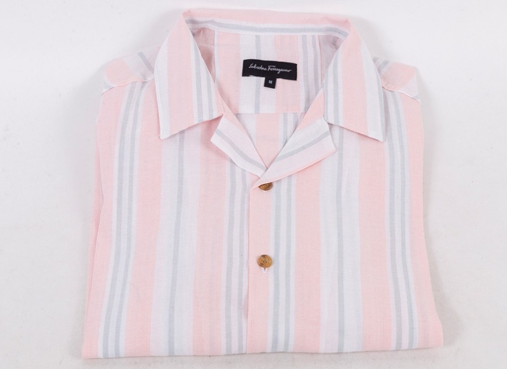 پیراهن یقه انگلیسی آستین کوتاه