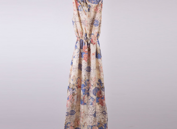 پیراهن ساحلی طرحدار زنانه