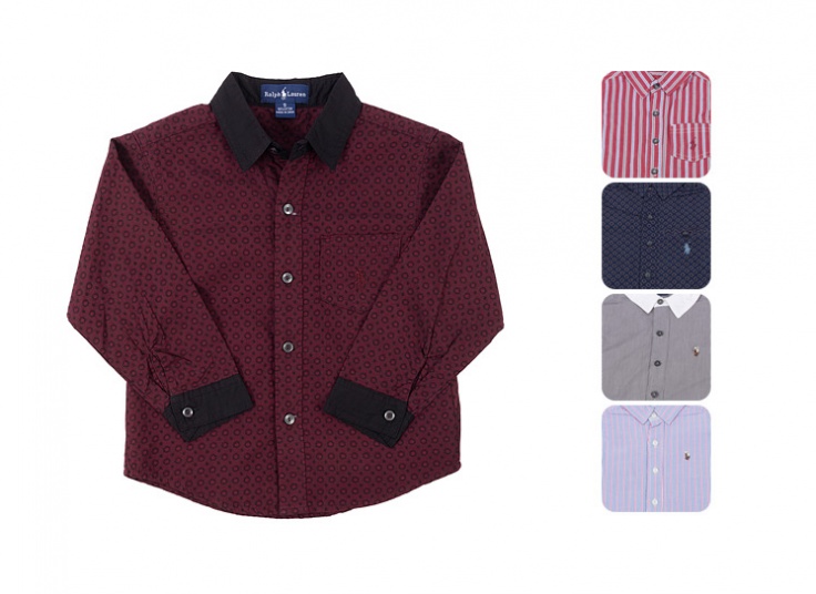 پیراهن آستین بلند پسرانه Ralph Lauren