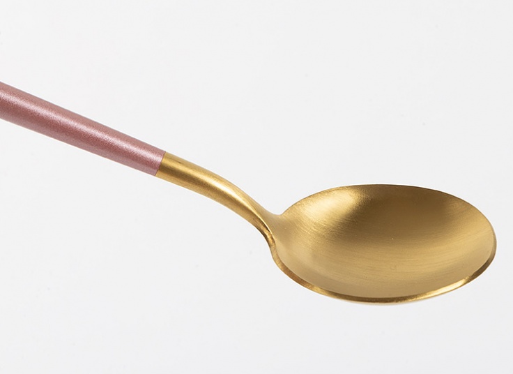 ست 4 عددی قاشق چنگال طلایی