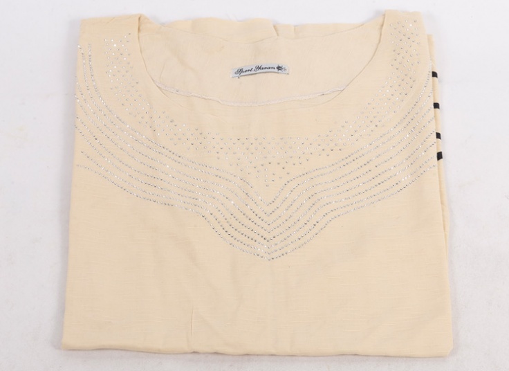 تیشرت نگین دار سایز بزرگ زنانه