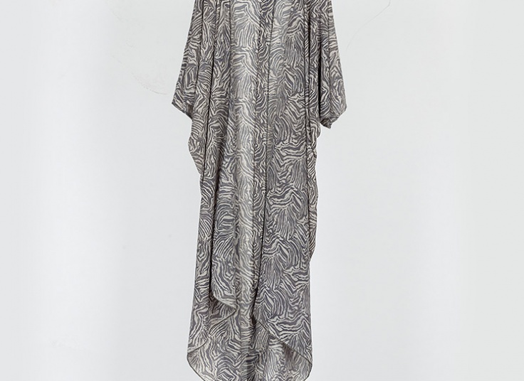 مانتو حریر جلو باز