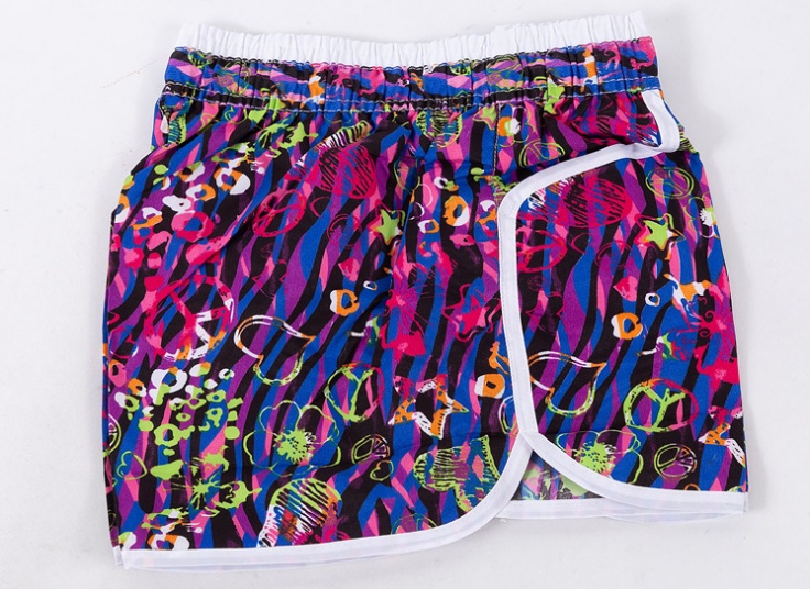 شلوارک زنانه طرح هاوایی