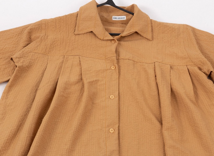 شومیز مانتویی پیله دار