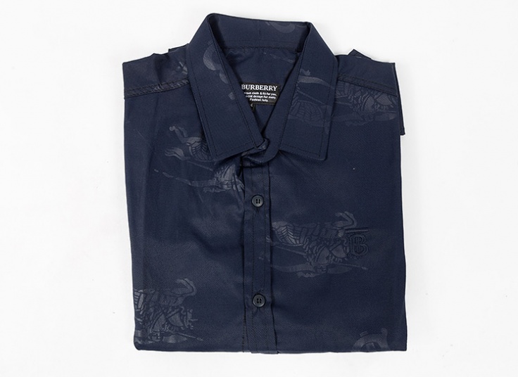 پیراهن آستین کوتاه طرح Burberry