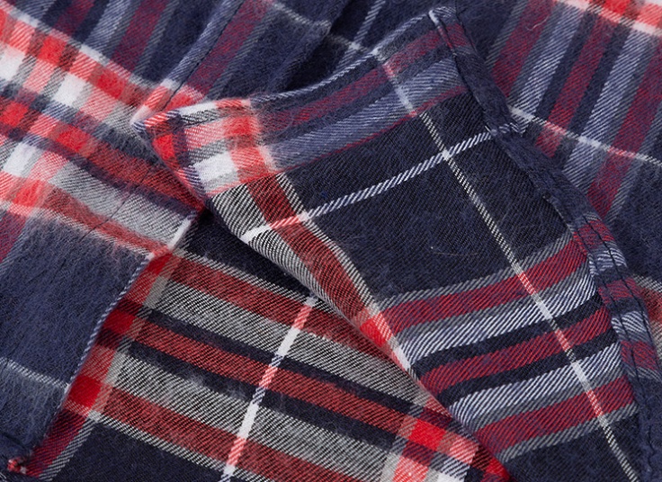 پیراهن پشمی چهارخانه Bershka