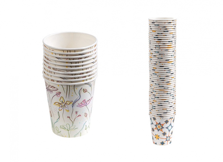 لیوان یکبار مصرف کاغذی بسته 50 عددی