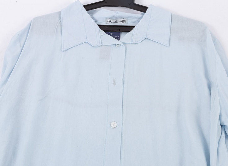 شومیز مانتویی بغل دکمه دار