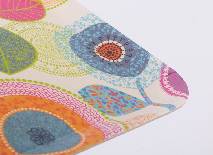 سینی آشپزخانه طرحدار بامبو LIMAZ