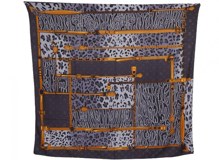 روسری ساتن ابریشم قواره دار Multi Brand