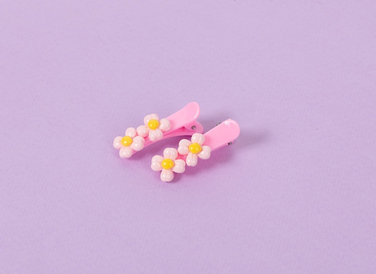 گیره مو انبری طرح گل