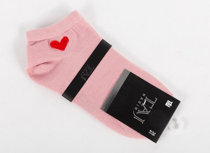 جوراب مچی زنانه طرح قلب TAJ