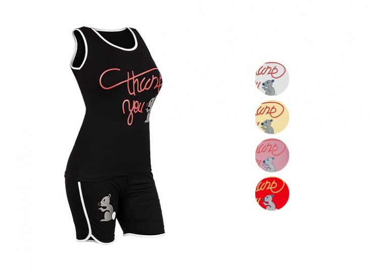 ست تاپ و شلوارک زنانه