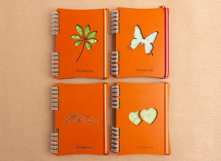 دفترچه یادداشت جلد چوبی