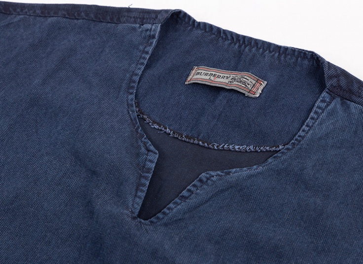 تیشرت مردانه یقه کوبایی Burberry